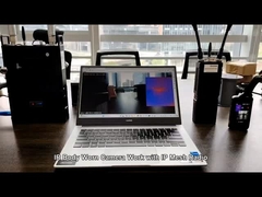 IR Vücut Giydiği Kamera IP Mesh Radyo ile Çalışır