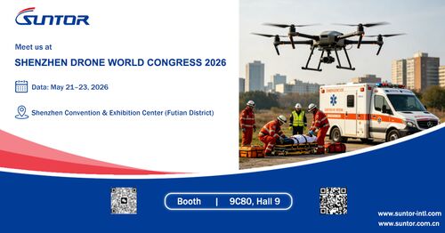 Latest company news about SUNTOR, Shenzhen Drone World Congress 2026'de Sergilenecek