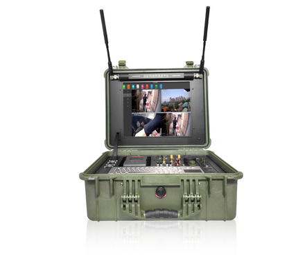 PB33 COFDM Mobile AD HOC Networking AES256 Şifreleme CC için çalışan pil