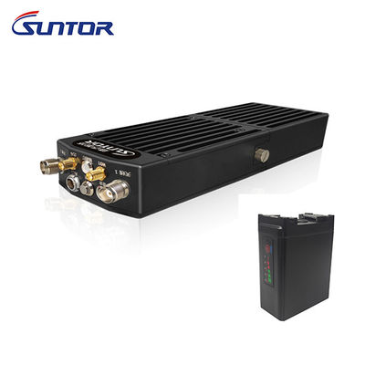 15-20 KM 1.4 GHz OFDM Drone Video Verici Ve Alıcı İHA Kablosuz DC 9 ~ 13 V