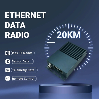 MM27R UAV veya Drone için Uzun Menzilli 30Mbps Ethernet Veri Bağlantısı DTL